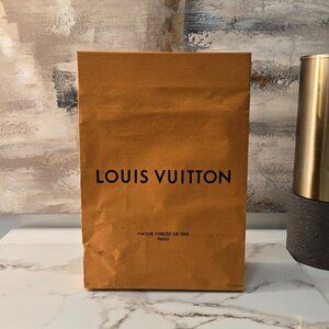 Louis Vuitton Orange Crinkled Shopping Bag – Blue Handles, Classic Collector’s P